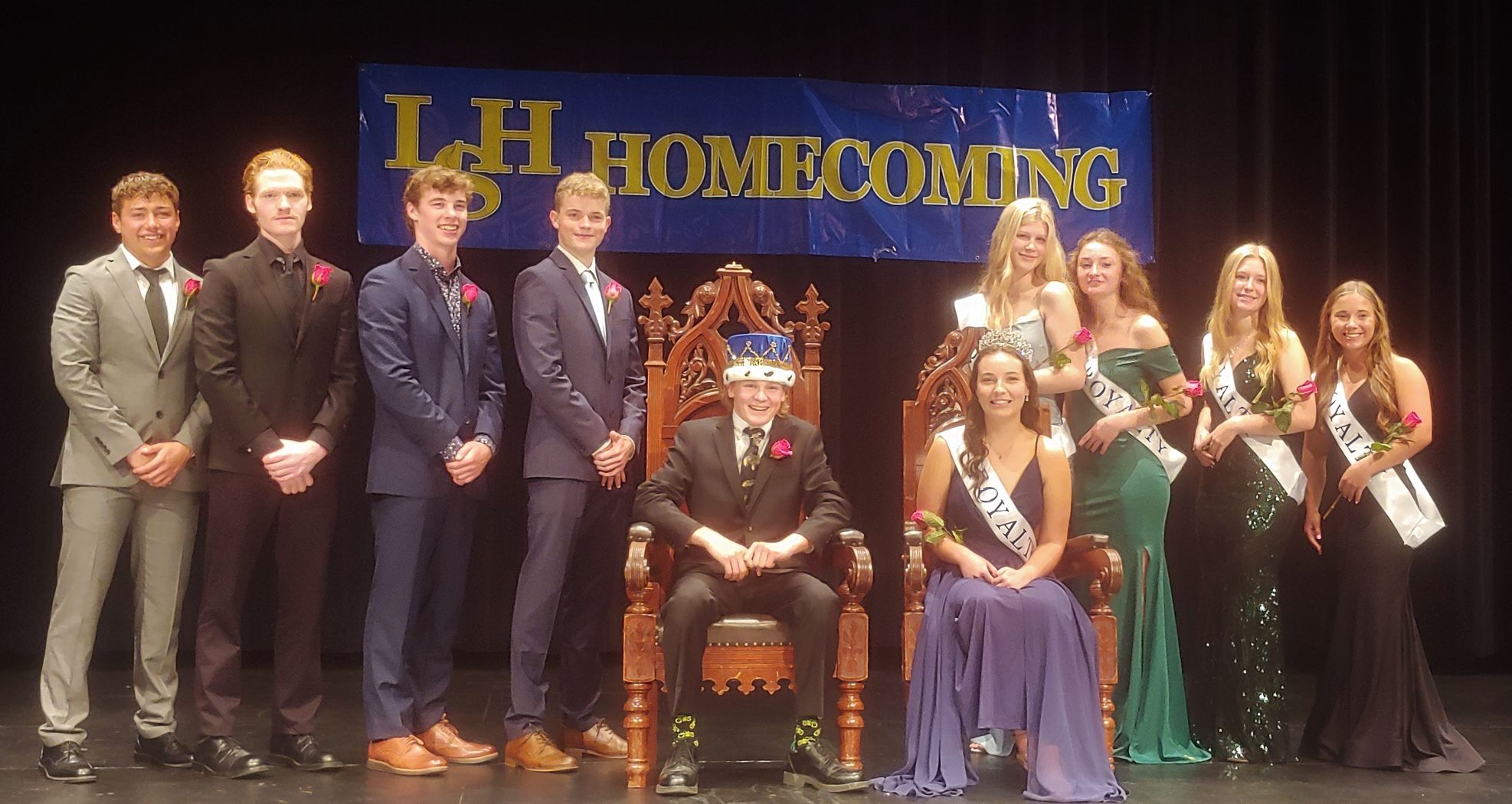 Le Sueur-Henderson Homecoming Court